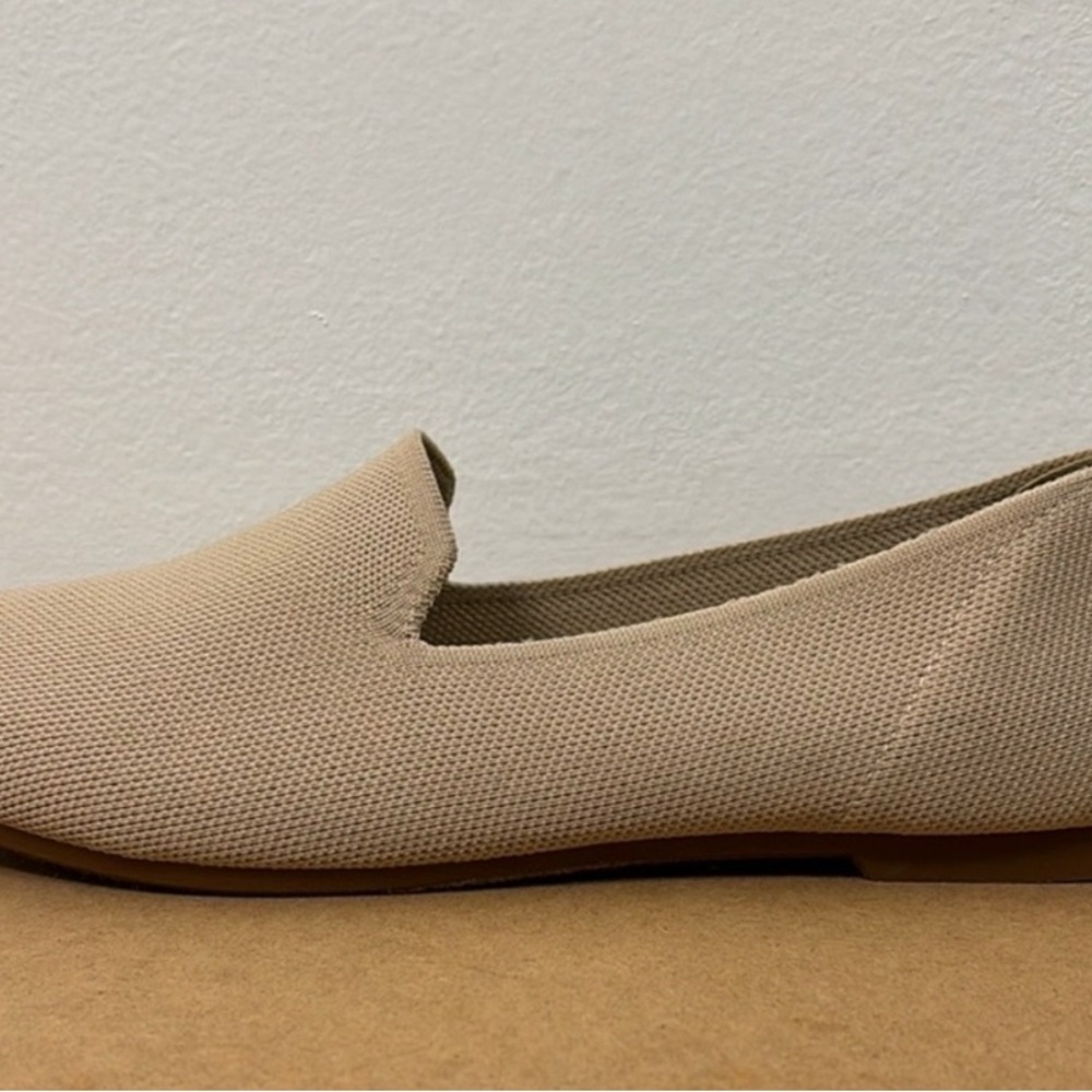 Steve Madden Sabin Knit Loafers Cream Tan Size 9.5